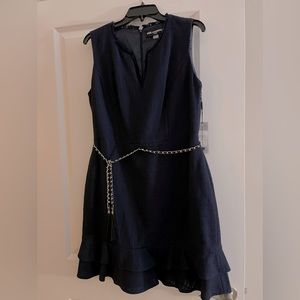 New w/ Tags! Navy Knee Length Karl Lagerfeld Dress